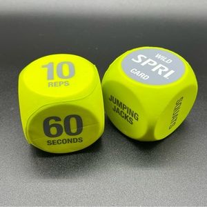 SPRI Exercise Dice (6-Sided) - Home Gym Workout Fun